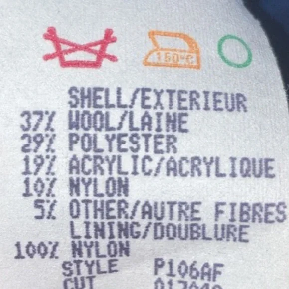 Vintage Wool Houndstooth Plaid Single Breasted Blazer Size 10 - Picture 8 of 10